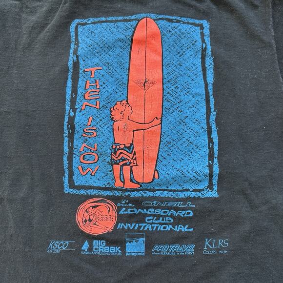 Vintage 90s O’Neill Longboard Club Invitational Santa Cruz T-Shirt Size Large - Picture 4 of 9